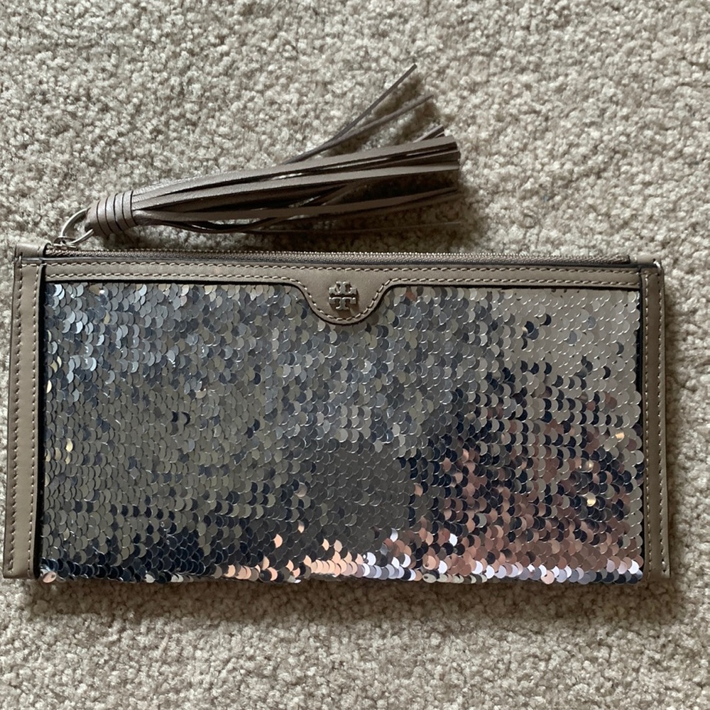 Tory Burch Sequin evening clutch